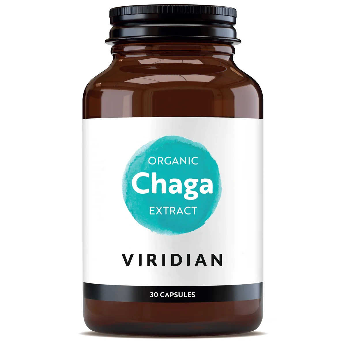 Viridian Organic Chaga Mushroom Extract 30 Capsules