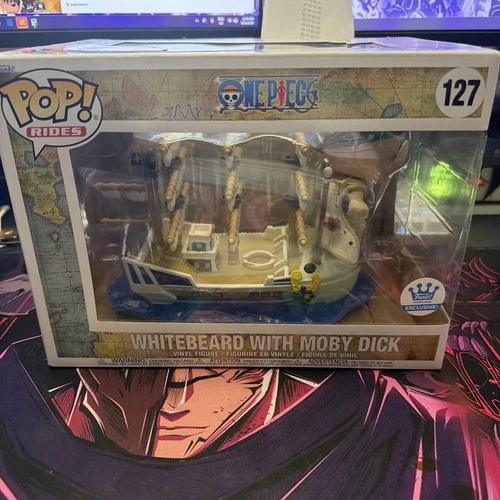Funko Pop! One Piece - Whitebeard With Moby Dick Ship #127 Funko Shop Exclusive