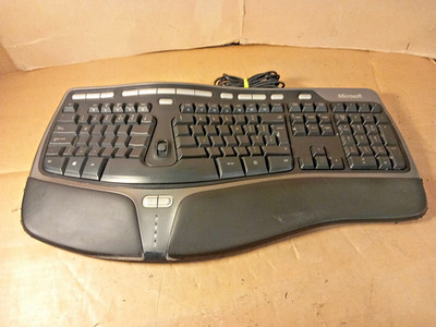 Microsoft Natural Ergonomic Keyboard 4000 v1.0 FADED KEYS WORN LEATHER