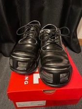 Diesel Men 9.0US D-Hammer So D Black Leather Shoes Luxury Classic Stylish Italia