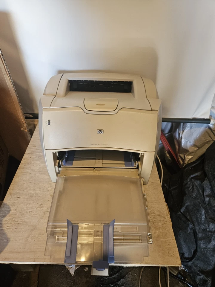 HP LaserJet 1200 Laser Printer with Paper Tray  - AS IS/UNTESTED - READ!!
