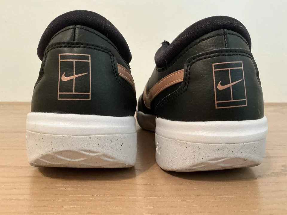 Nike Court Lite Shoes Women Size 9.5 Black Rose Gold Tennis NikeCourt DH1042-097 - Image 3 of 4