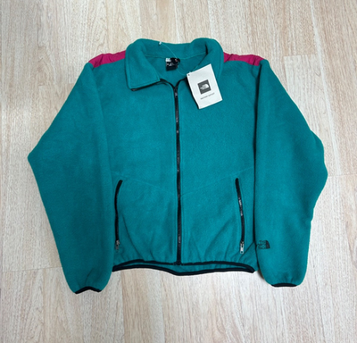 #ad Vintage 80#x27;s Retro The North face 1984 deadstock fleece jacket factory Sz L soft $225.00