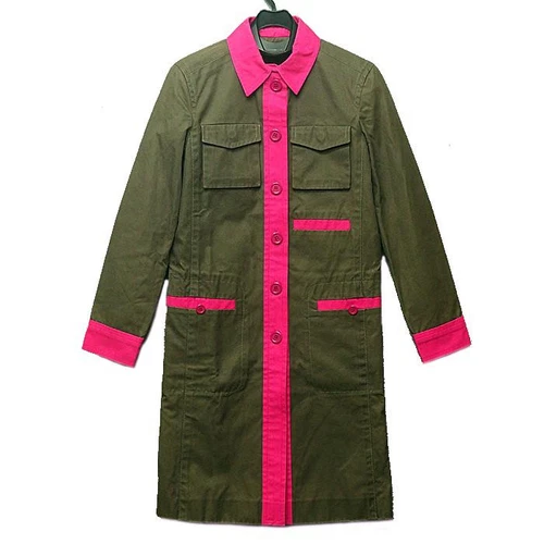 LOUIS VUITTON（LV） Cappotto Louis Vuitton rosa kaki donna taglia 38 cotone autentico dal Giappone