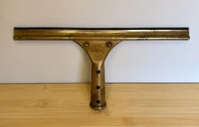 Vintage Pro BRASS ETTORE Master Window Squeegee Steccone Products Co. 11.5”