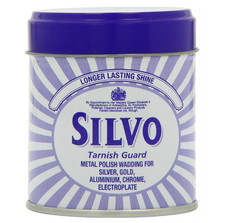 Image of Silvo Tarnish Guard Metal Polish Wadding for Silver Gold Aluminium Chrome 75g