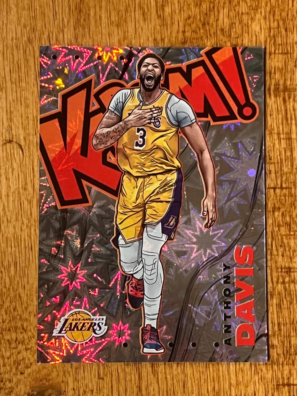 2019-20 Panini Crown Royale - Kaboom! Anthony Davis #21 Lakers Mavs Case Hit