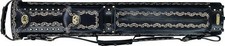 Instroke INS24ENB 2x4 Tooled Leather Pool Cue Case w/ FREE Shipping