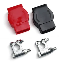 Military Top Post Battery Terminals HD LEAD FREE Off Road Marine Car Truck Solar