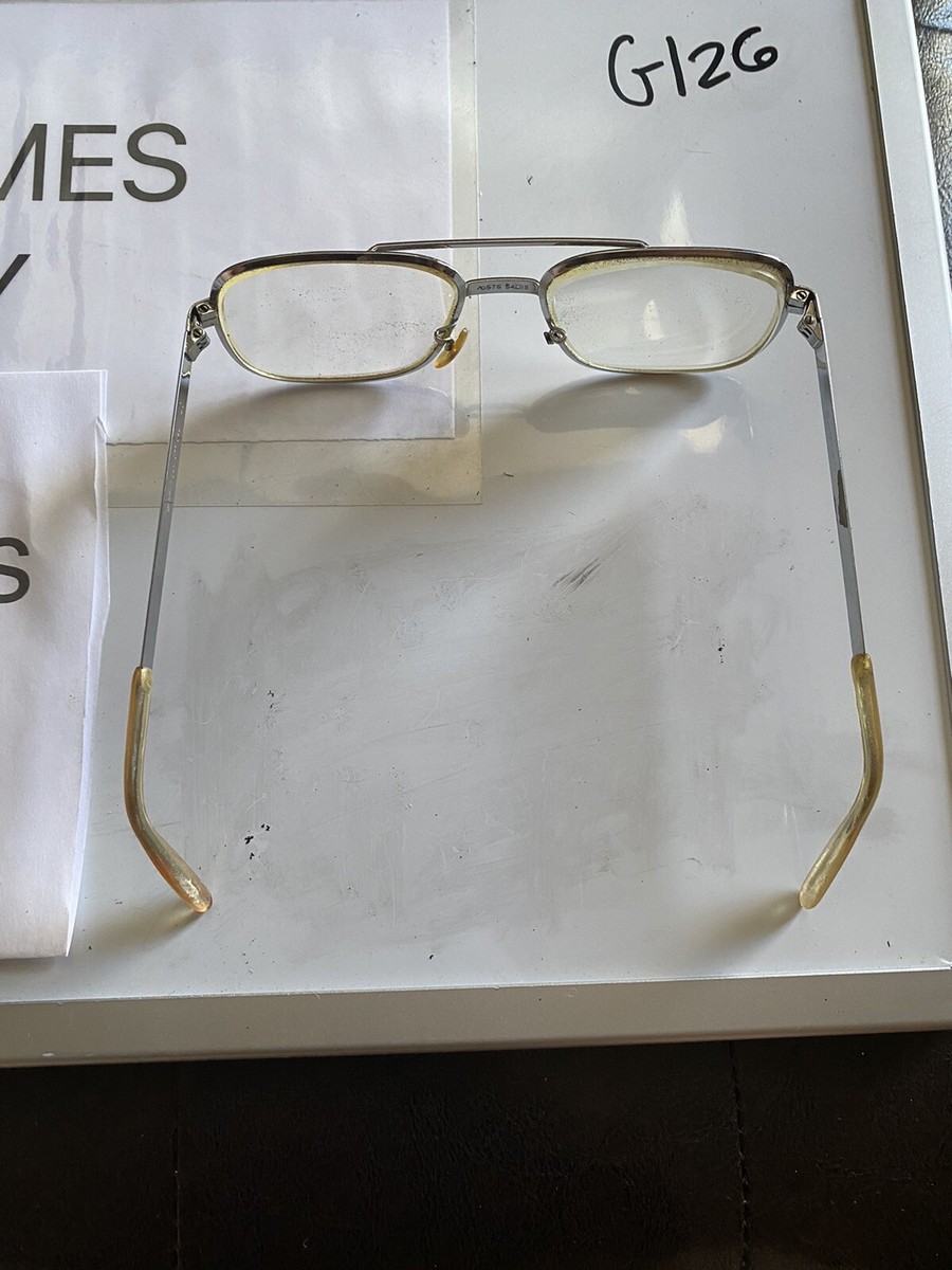 Vintage American Optical AO576 Gold Metal Square Aviator Vintage American Optical AO576 Gold Metal Square Aviator