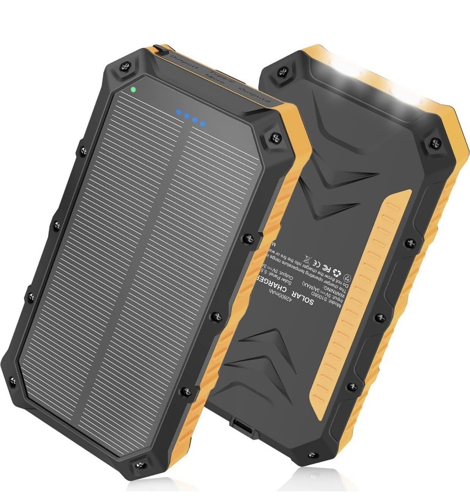 Solar-Charger-Power-Bank-42800mAh Portable Charger