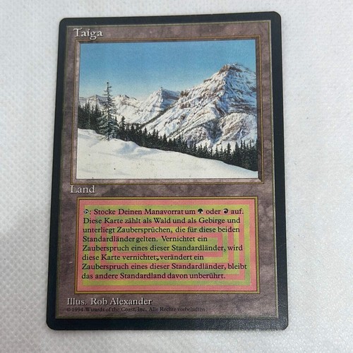 Taiga - Revised Foreign Black Bordered GERMAN