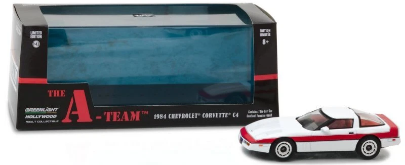 CHEVROLET Corvette C4 - 1984 - A-Team - Greenlight 1:43 - Bild 3 von 4
