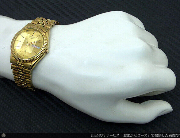 Citizen Wrist Watch Quartz 6100-K09320 5-sided cut glass Citizen Wrist Watch Quartz 6100-K09320 5-sided cut glass