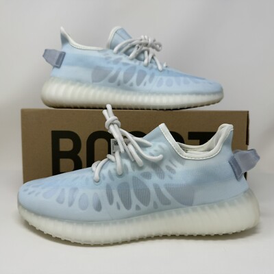 adidas Yeezy Boost 350 V2 Mono Ice White Blue Men's Size 8 Women's Sz 9.5 GW2869
