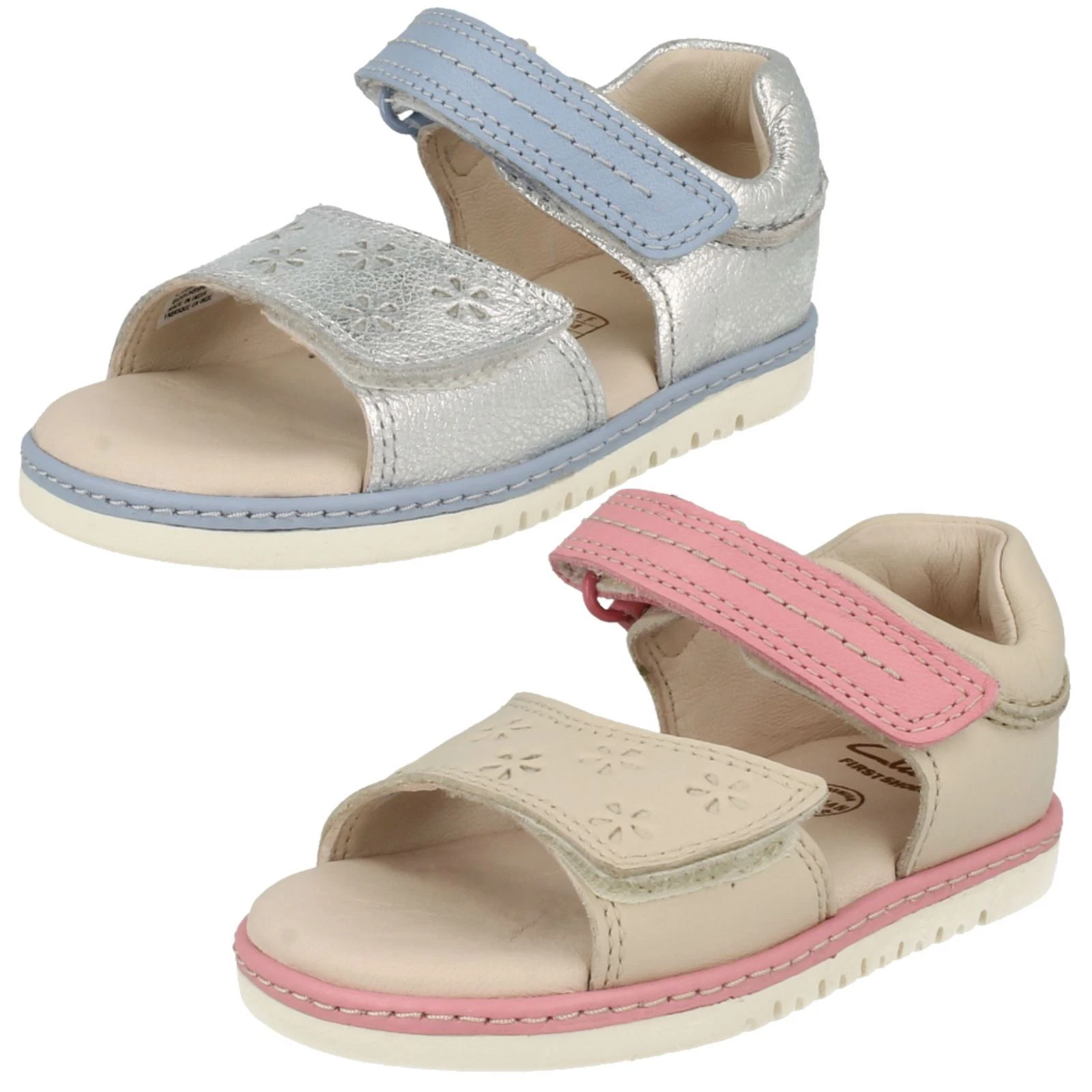 Sandali estivi Clarks bambina Tika Ice