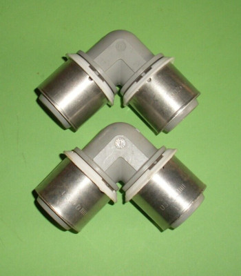 2 Stück Uponor UniPipe Rohr PPSU Pressfitting  Bogen  32x32mm