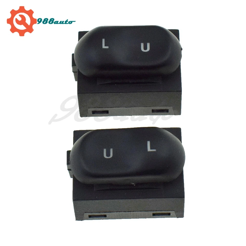 Interruptor de botón de bloqueo de puerta eléctrico izquierdo y derecho 2 piezas para Ford Mustang 94-04 F4ZZ-14028 Foto 3 de 4