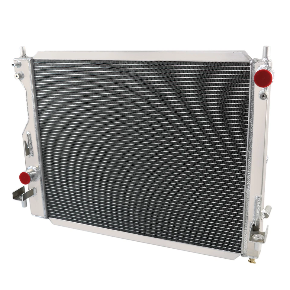 4 Row Radiator For 2005-2014 2009 2010 Ford Mustang 3.7L 4.0L V6 4.6L 5.0L V8 - Image 3 of 4