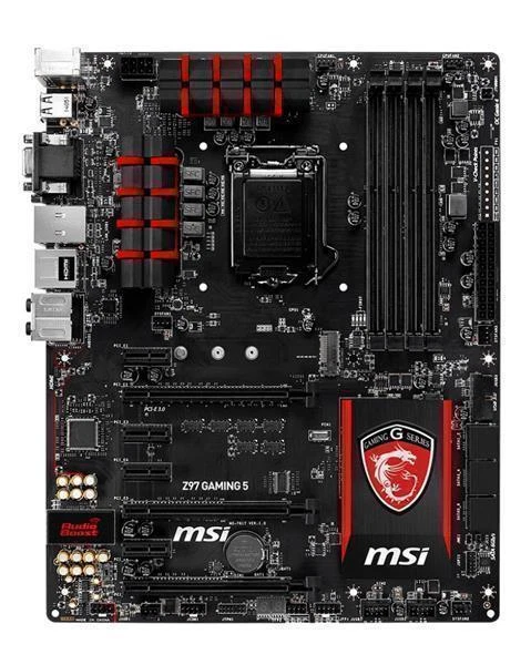MSI Z97 GAMING 5 MS-7917 Ver.1.1 Z97 Mainboard ATX Sockel 1150 #37016