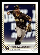 Ivan Castillo 2022 Topps Gold Star SP #140b San Diego Padres Rookie RC *030