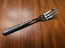 Fortessa Lucca Faceted Set 12 Cake Forks- 18/10 Stainless Steel Flatware