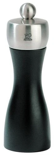 Peugeot 17132 Fidji 6 Inch Pepper Mill, Black Matte