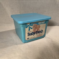 Vintage Baby Fresh Empty Wipes Container. Rare 40 Wipes Pack