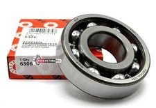 FAG 6306 DEEP GROOVE BALL BEARING, OPEN, NO SEALS 30x72x19mm