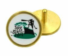 SPYGLASS HILL Logo Golf BALL MARKER w/stem