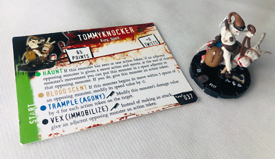 HorrorClix Tommyknocker #037 Silber Selten Figur Modell Vintage Horror Clix