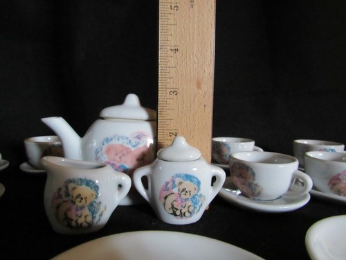 De colección. Juego de té para niños Pretty Port tazas de tetera Cr y azúcar y platos osos 35 piezas - Imagen 8 de 12