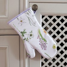 Spring Floral Gauntlet flowers oven glove oven mitt one hand ovenglove FLOWER