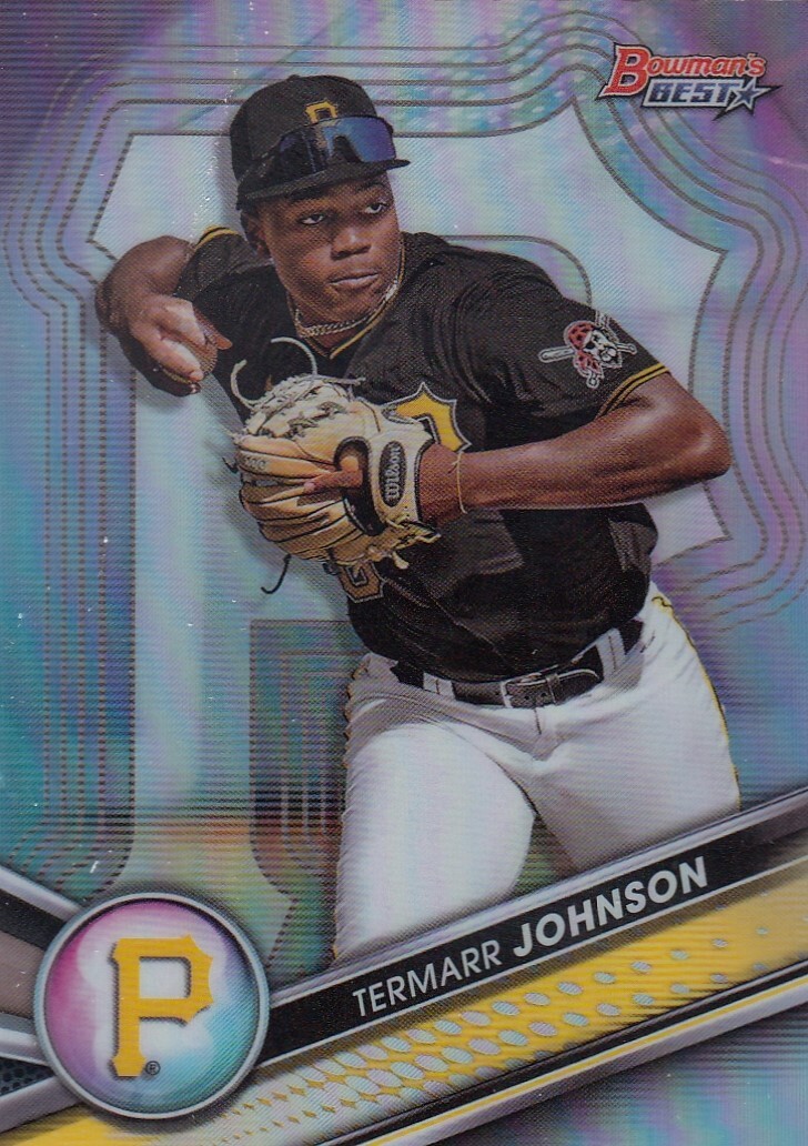 TERMARR JOHNSON BOWMAN'S BEST ROOKIE RC PROSEPCTS REFRACTOR PIRATES #30 2022 22