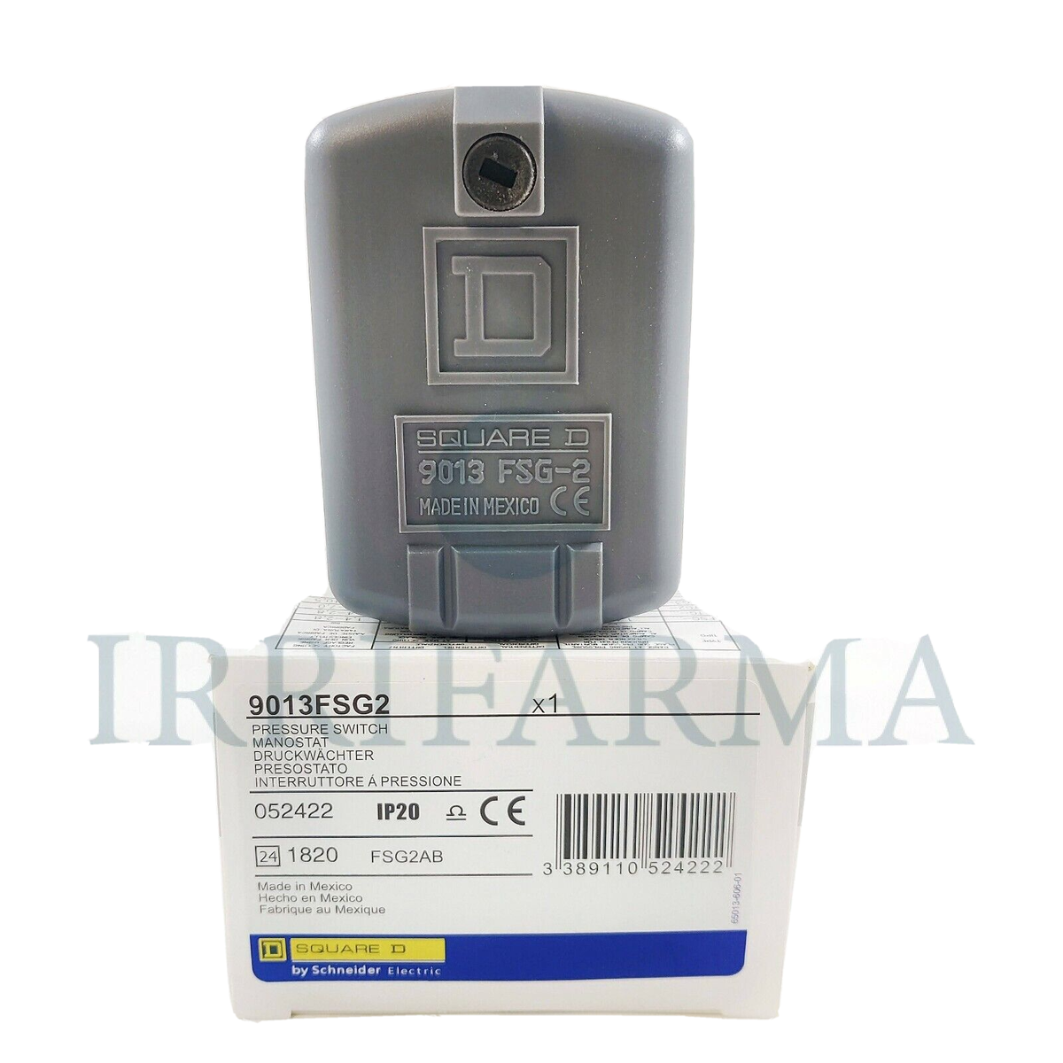 Interruttore A Pressione Per Pompa Da Pozzo, Differenziale Regolabile Pressostato Acqua 40 60 Psi Femministrato Da 14 Di Pollice