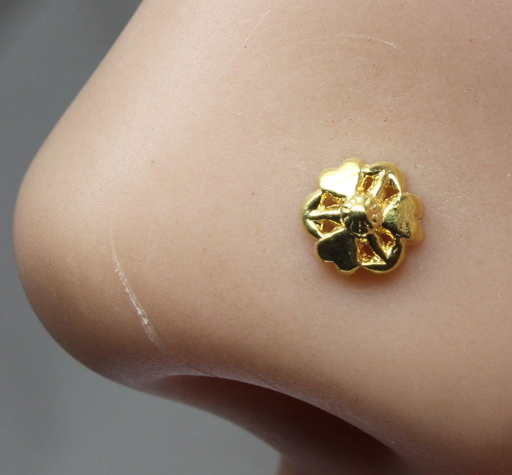Nose ring shop gold design