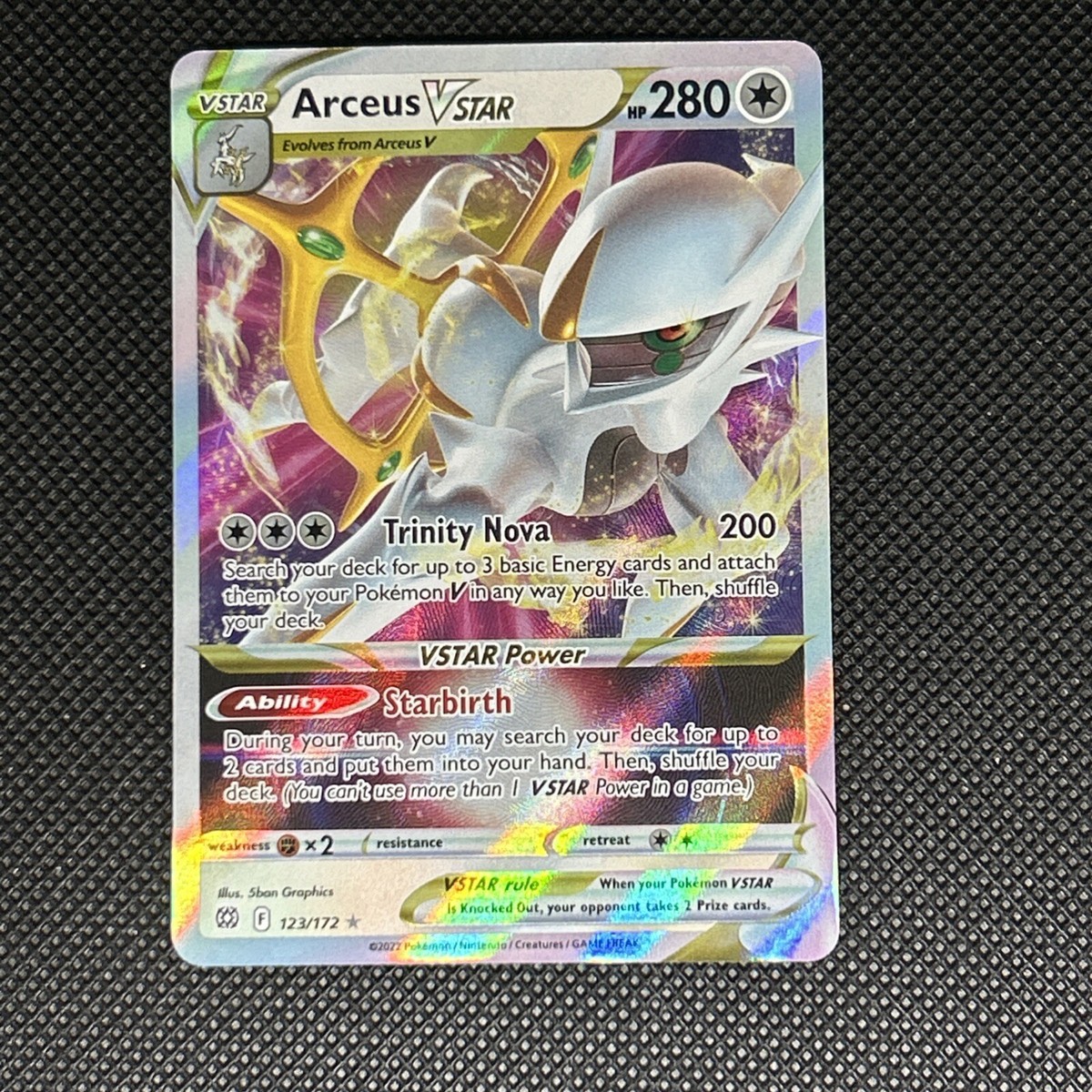 pokemon tcg brilliant stars 123 172 arceus vstar card Mr. Zigzagoon's Daily Name: Set: (2022) #pokemon #pokemoncards #pokemontcg #pokemoncollector #brilliantstars VSTAR Power Ability Pokemon Trading Card Game Sword