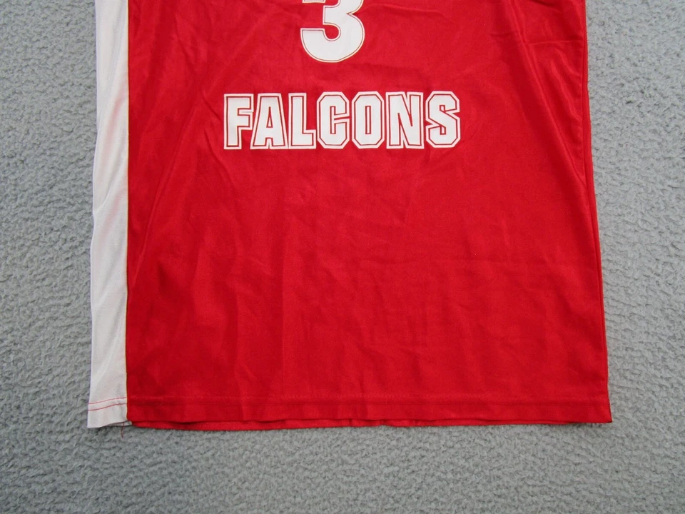 Vintage Wilson Women’s #3 Basketball Jersey Brookwood Falcons Highschool SZ L - Imagem 2 de 4