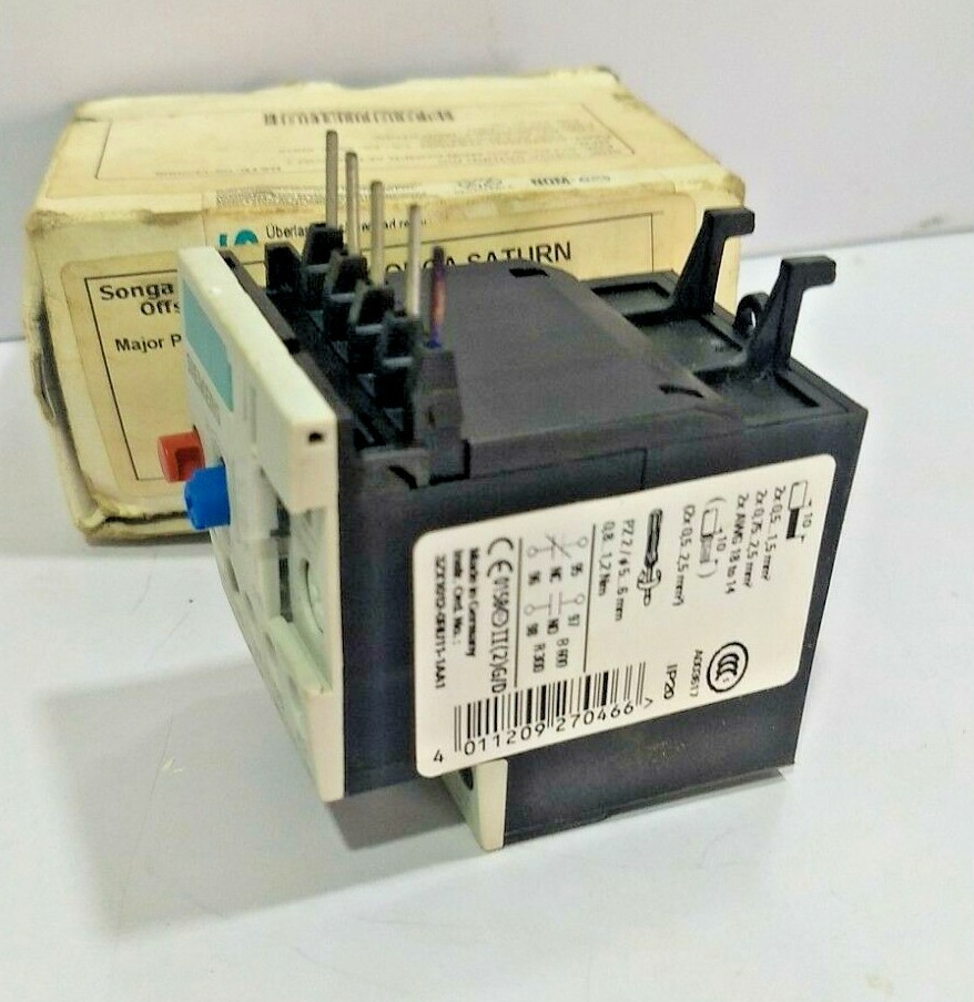 Siemens 3RU11161KB0 Sirius G/040630 E01 Overload Thermal Relay