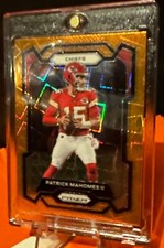 ⭐️Patrick Mahomes🚀Orange lazer prizm💥SP Holofoil refractor⭐️KC CHIEFS🔥🚀