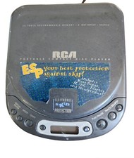 RCA Portable Compact Disc Player With New Batteries, UNTESTED with CD