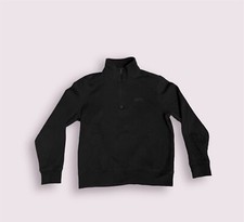 Michael Kors 1/2 Zip Black Pullover Sweater Mens Medium