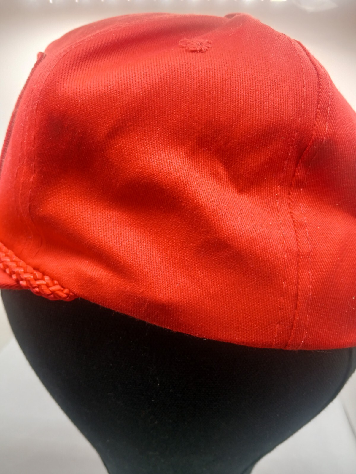 Vintage Hat Cap Red Hydro Services Patch Rope Bri… - image 6