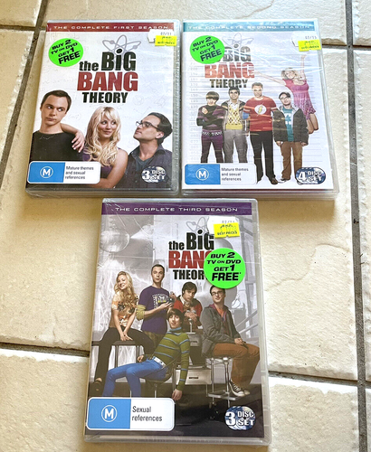 The Big Bang Theory DVD Season 1, 2, 3 Complete - Region 4 - New And ...