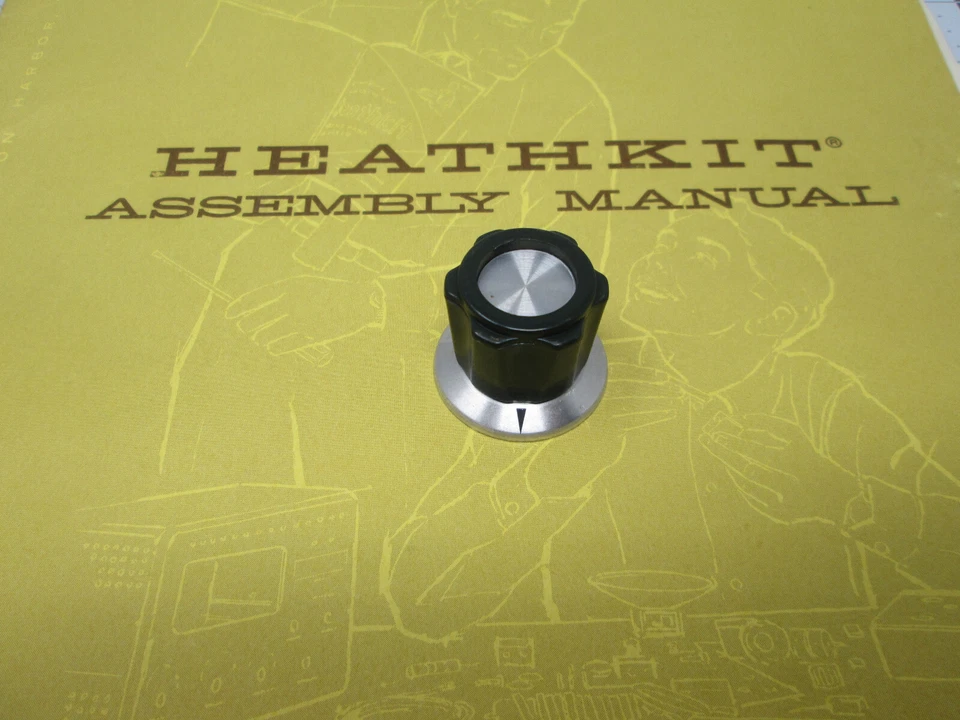 Heathkit 1-1/8 inch Knob P/N 462-210 & 462-191 for SB-200, SB-220, HW-101 - Image 4 of 4