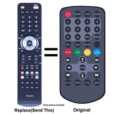 Remote Control For August DA100C DA900C Portable TV ​and Multimedia Monitor