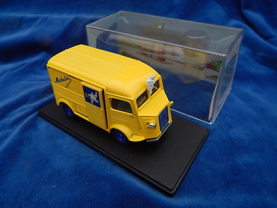 Miniature Citroën Type H Michelin Au 1/43 Par Eligor - Éditions Atlas, Couleur Jaune, Neuve