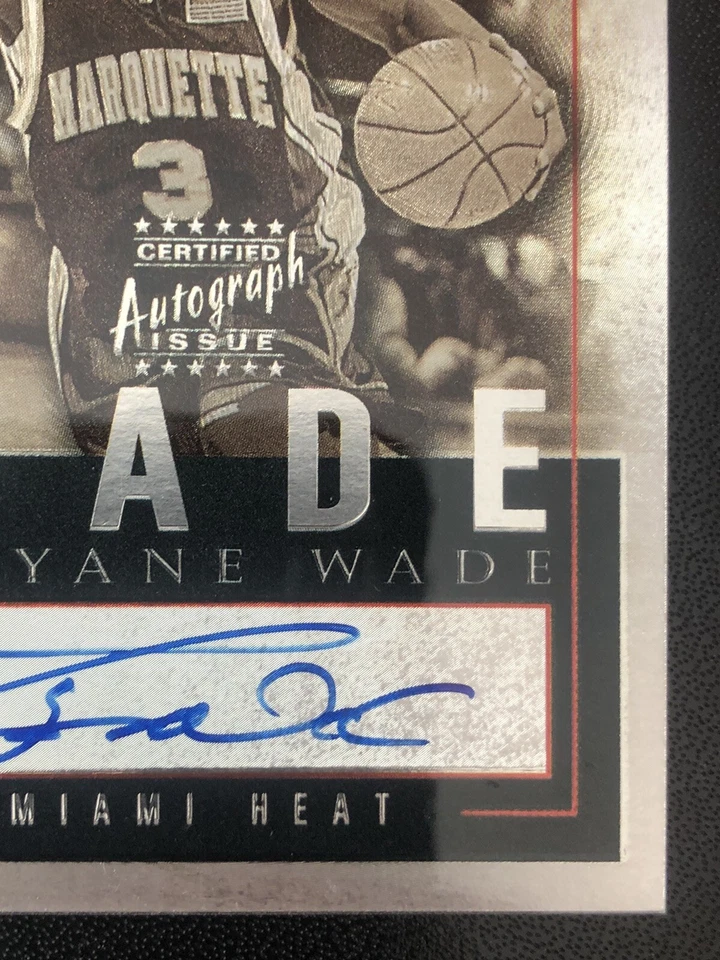 2003-04 Дуэйн Уэйд Topps нетронутый PEA-DWA Auto дебютант карта HOF - Изображение 3 из 4