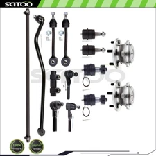 For 1997-1999 Jeep TJ 14x Front Ball Joint Sway Bar End Link Wheel Bearning Hub