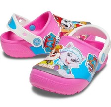 NEW Adorable Crocs Classics Pink Paw Patrol Big Girls Shoes Size 3 Junior NWT